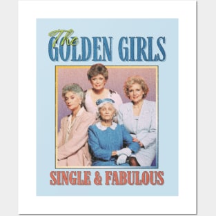 The Golden Girls Vintage !980 // Parody Meme Mashup Original Fan Design Artwork Posters and Art